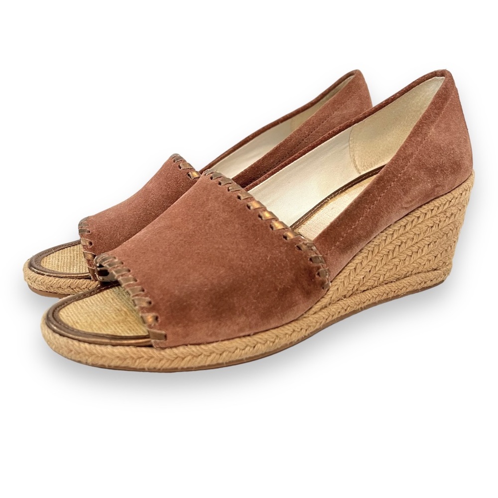 Jack Rogers Palmer Suede Espadrilles Wedges